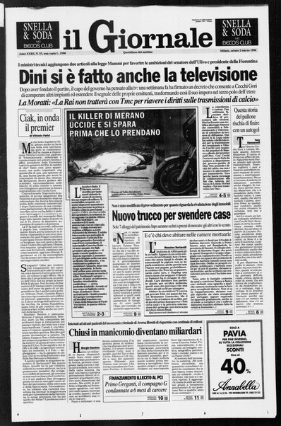 Il giornale : quotidiano del mattino